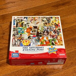 "The Saturday Evening Post" 1000-Piece Jigsaw Puzzle - Red/White Box